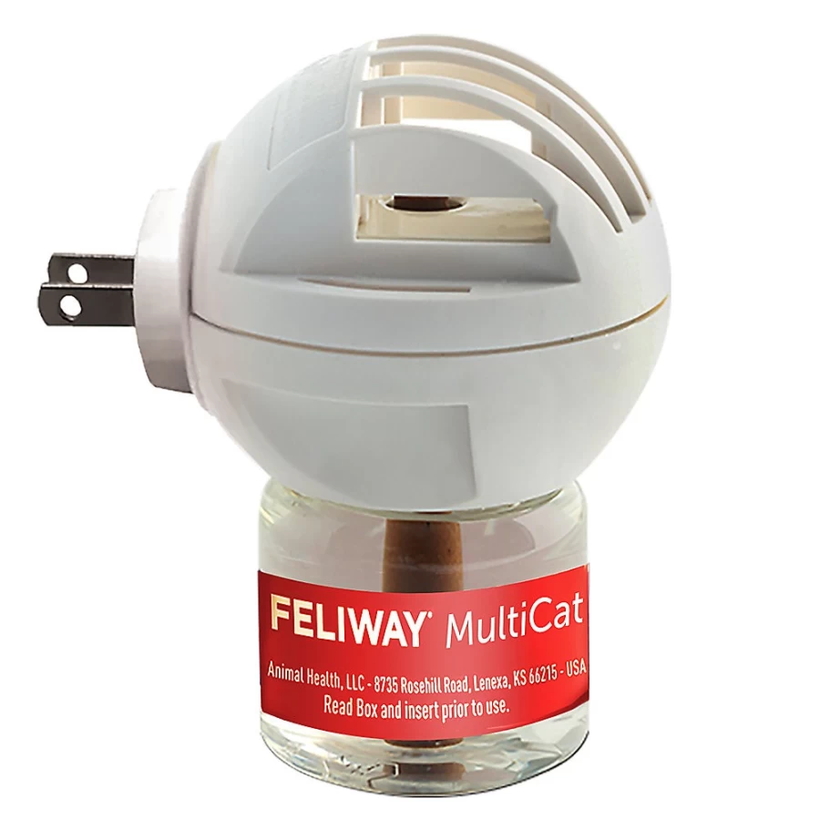 Feliway MultiCat Calming Diffuser Starter Kit for Cats – Reduce Stress & Fighting – PetSmart