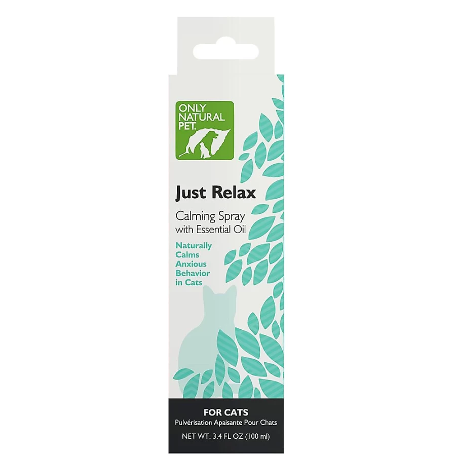 PetSmart Only Natural Pet Just Relax Calming Spray for Cats – Stress Relief & Anxiety Solution
