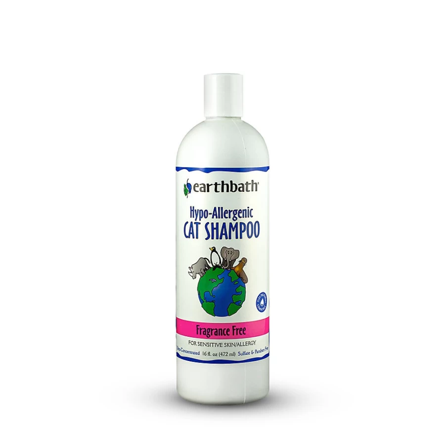 PetSmart Earthbath Hypo-Allergenic Fragrance Free Cat Shampoo for Sensitive Skin