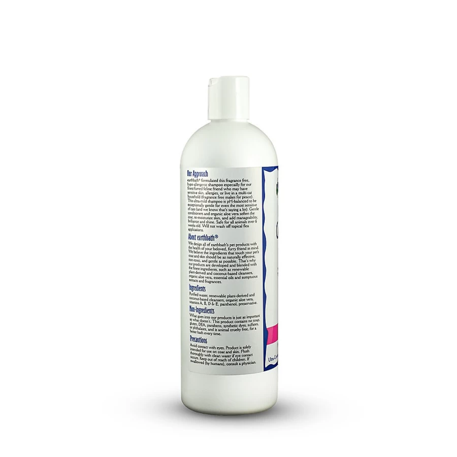 PetSmart Earthbath Hypo-Allergenic Fragrance Free Cat Shampoo for Sensitive Skin