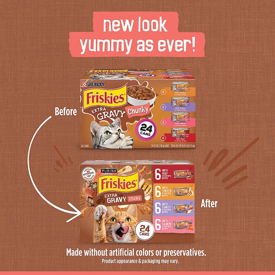 Purina Friskies Extra Gravy Wet Cat Food for Adults, 9.4 lb Bulk Pack | PetSmart