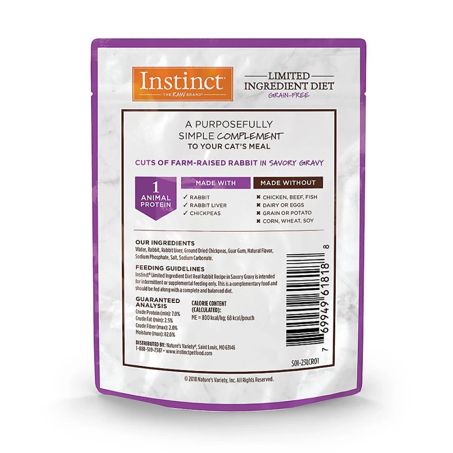 PetSmart Instinct Limited Ingredient Grain-Free Natural Wet Cat Food