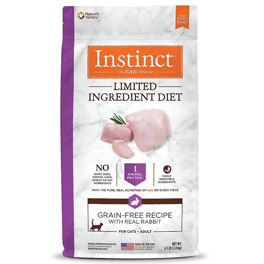 PetSmart Instinct Grain Free Rabbit Recipe Limited Ingredient Dry Cat Food