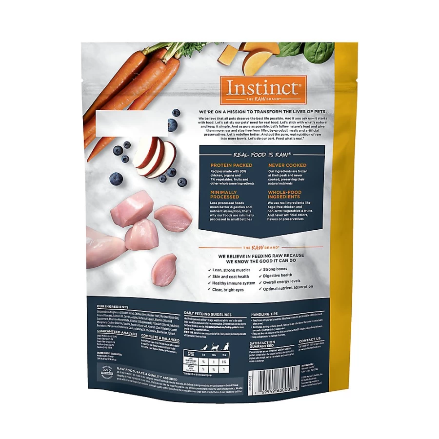 PetSmart Instinct Raw Grain-Free Chicken Recipe Natural Cat Food