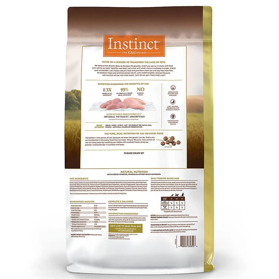 PetSmart Instinct Grain-Free High-Protein Chicken Cat Food by Ultimate Protein