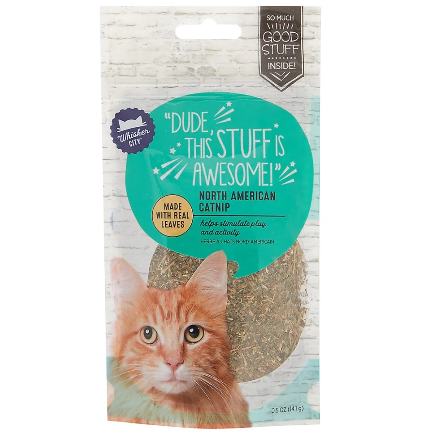 PetSmart Whisker City Premium North American Catnip for Cats - Natural Cat Attractant