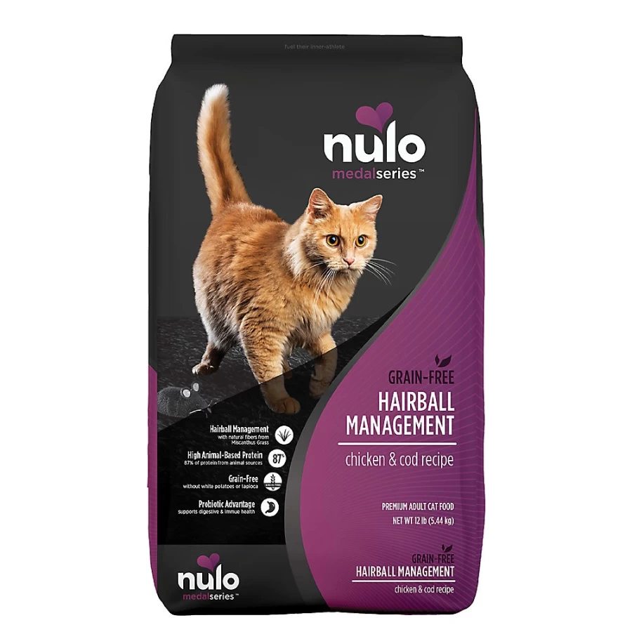 Nulo MedalSeries Hairball Management Adult Dry Cat Food - Chicken & Cod Recipe for Healthy Digestion | PetSmart