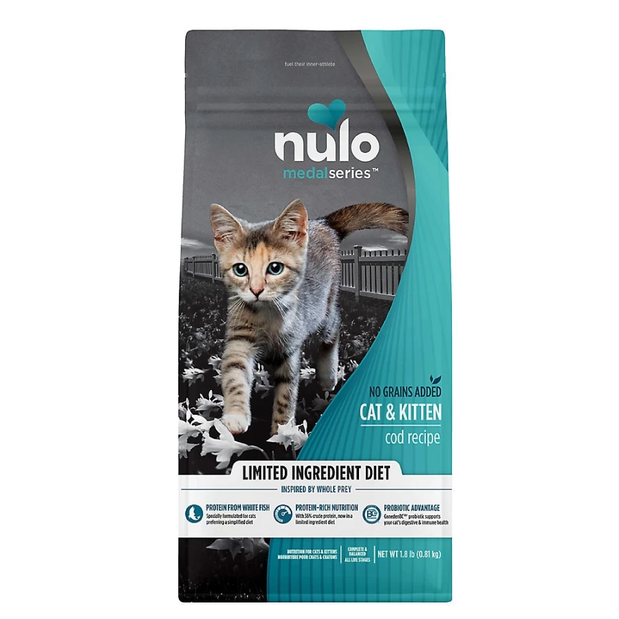 PetSmart Nulo MedalSeries Cod Recipe Dry Cat Food for All Life Stages