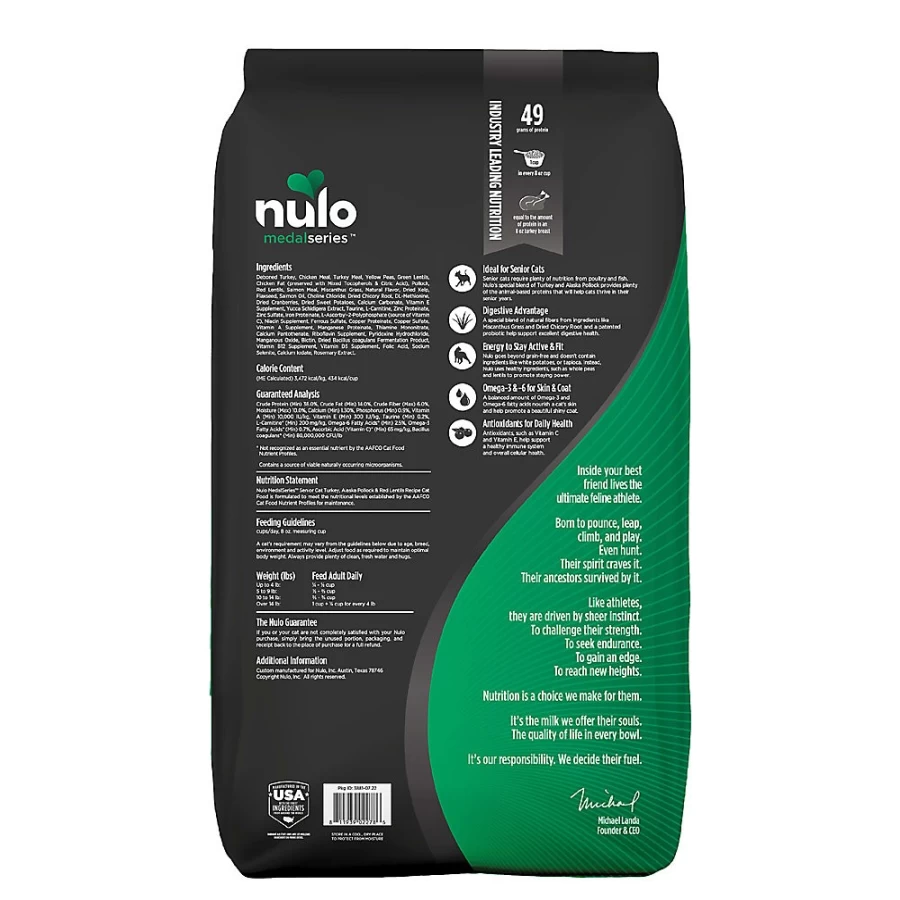 "Nulo MedalSeries Grain-Free Adult Dry Cat Food with Turkey & Pollock - PetSmart"