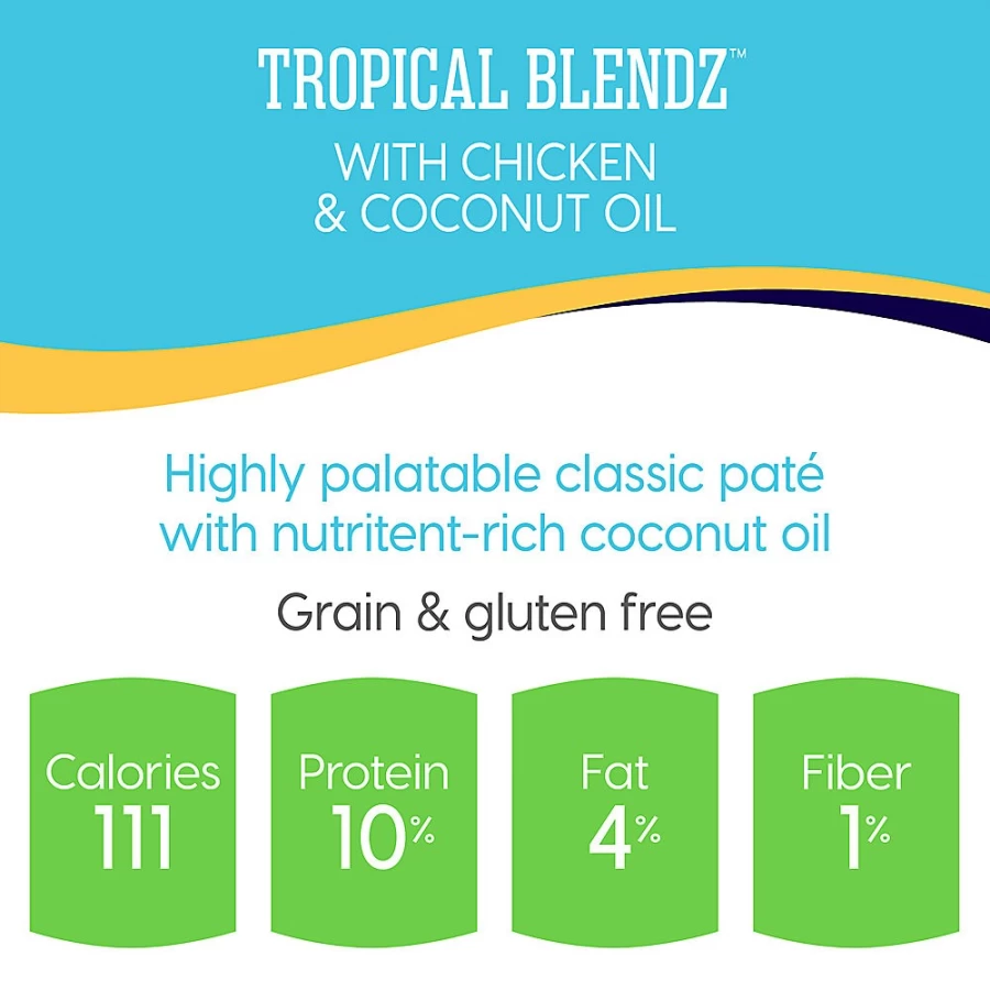 PetSmart Solid Gold Tropical Blendz Grain-Free Gluten-Free Cat Food Pate for Optimal Feline Health