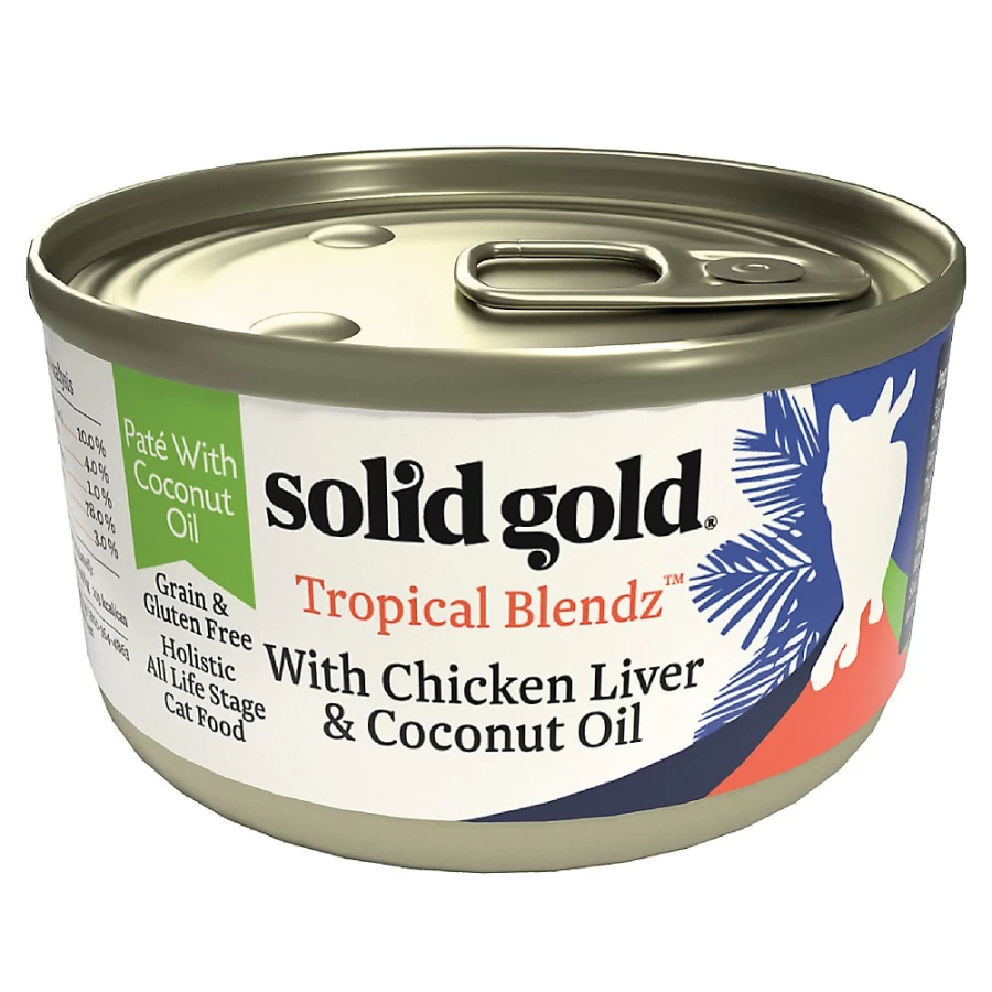PetSmart Grain-Free Gluten-Free Solid Gold Tropical Blendz Pate Cat Food Wet Recipe