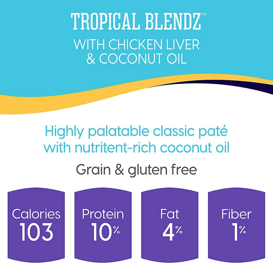 PetSmart Grain-Free Gluten-Free Solid Gold Tropical Blendz Pate Cat Food Wet Recipe