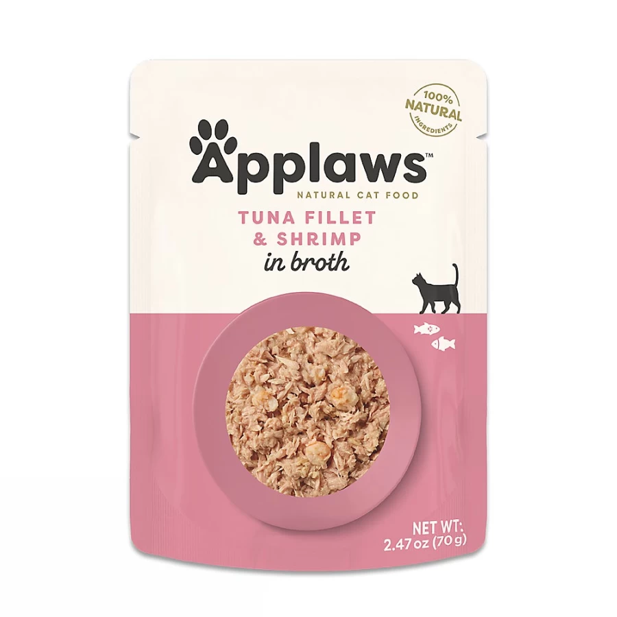 PetSmart Applaws Natural Grain-Free Wet Cat Food, Limited Ingredient Recipe, 2.47 oz Pouch