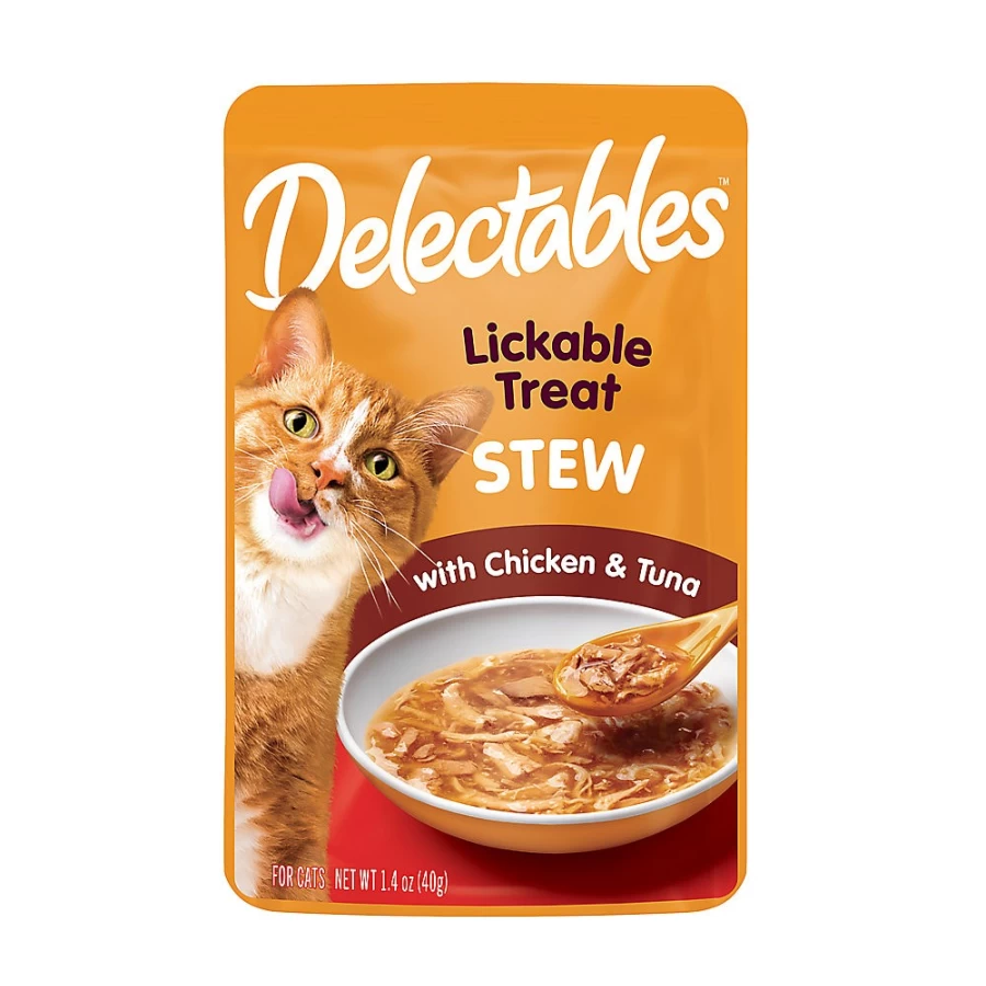 "PetSmart Lickable Stew Cat Treats - Delicious & Irresistible Lickable Treats for Cats"