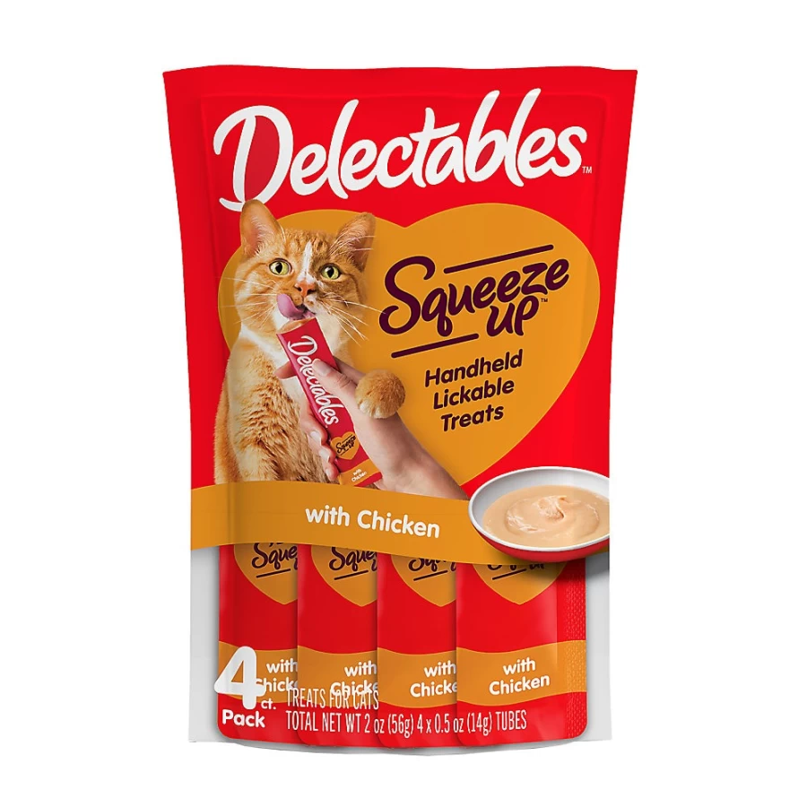 "PetSmart Lickable Cat Treats - Squeeze Up Tasty & Soft Wet Food Topper for Cats"