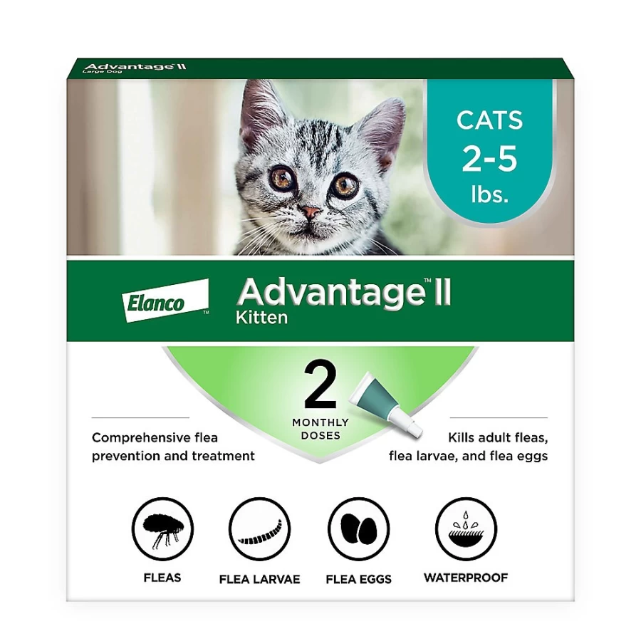 PetSmart Advantage II Flea Treatment for Kittens 2-5 lbs - Effective Flea Prevention
