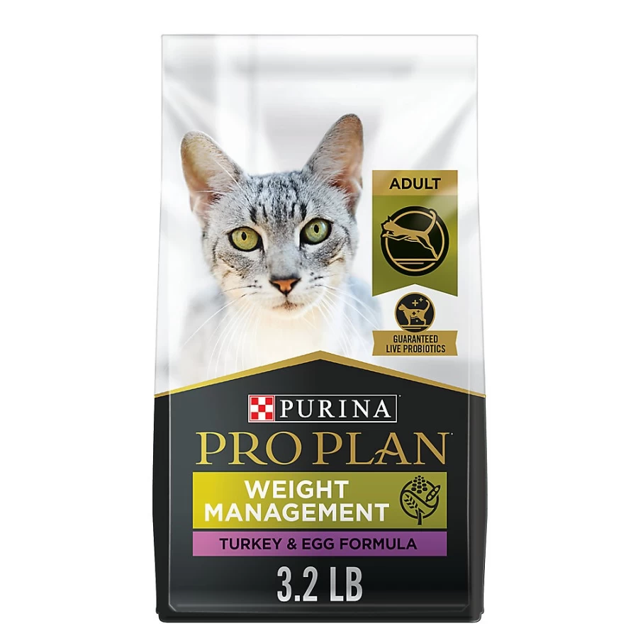 Purina Pro Plan Focus Adult Dry Cat Food - Low Calorie, Natural Turkey & Egg Recipe for Weight Management | PetSmart