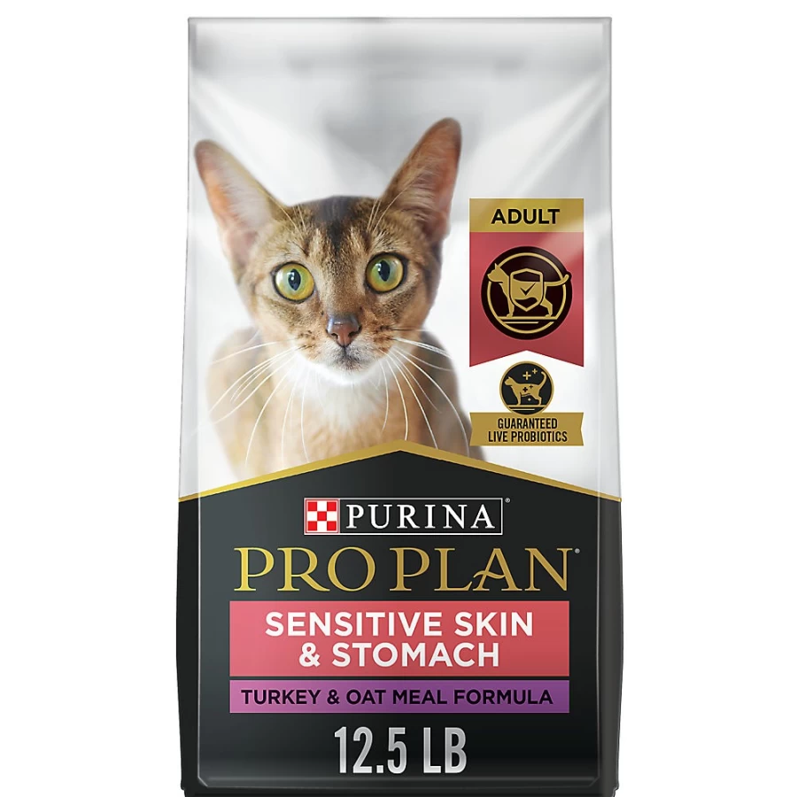 Purina Pro Plan Focus Adult Dry Cat Food with Prebiotics & Probiotics, Turkey & Oat Meal Formula - PetSmart