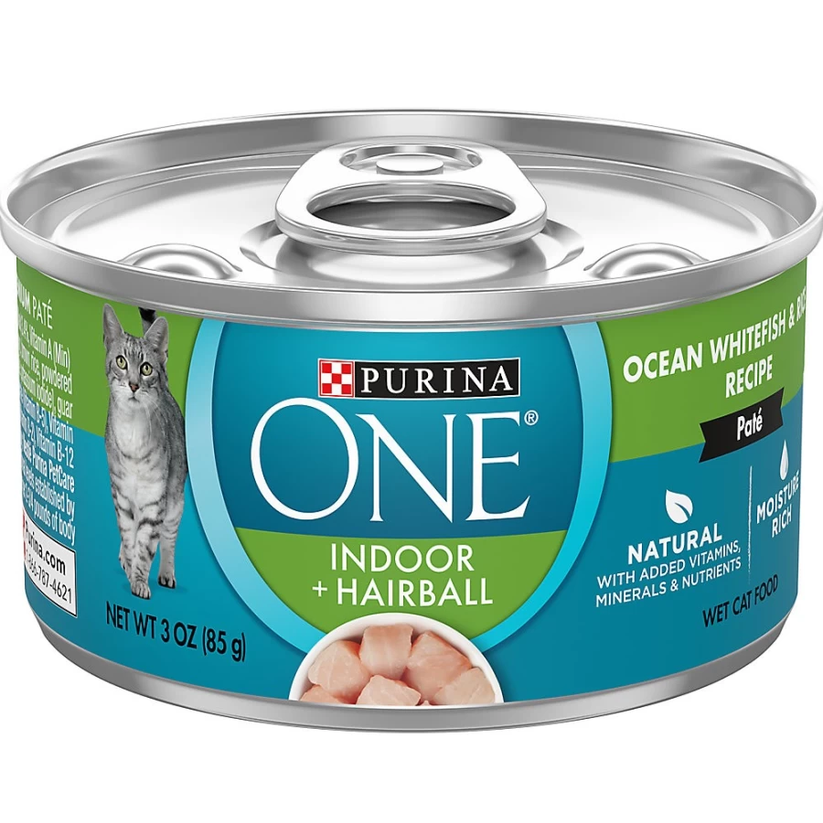 Purina ONE Grain Free Indoor Advantage Adult Wet Cat Food - 3.3 oz Can, High Protein, Corn Free | PetSmart