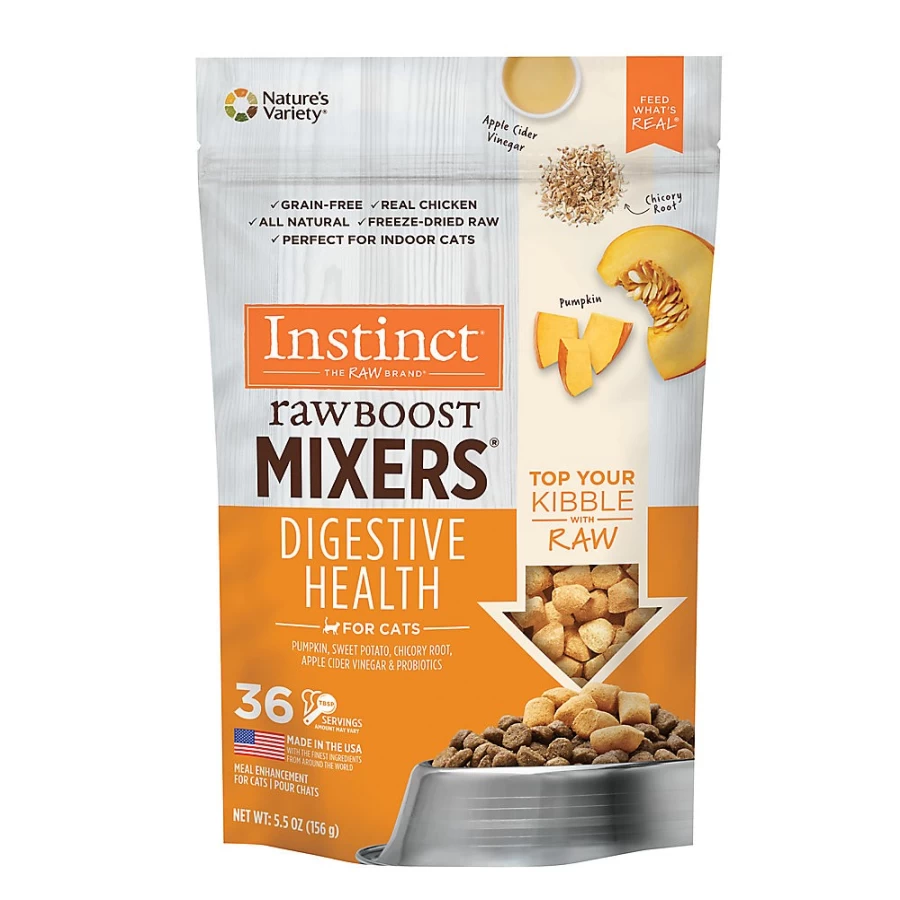 "PetSmart Instinct RawBoost Grain-Free Cat Food Topper for Digestive Health - Natural Protein Mixer"