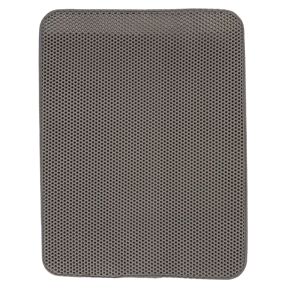 PetSmart ExquisiCat Large Absorbent Cat Litter Trapping Mat - Non-Slip Pocketed Design for Easy Cleanup