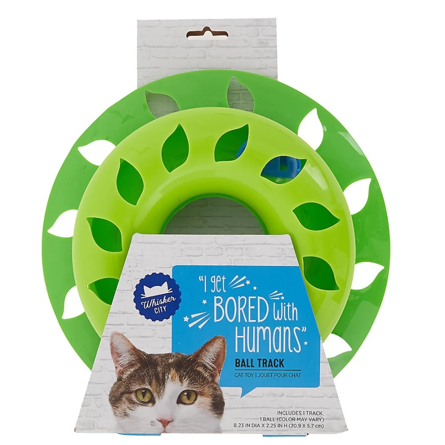 PetSmart Whisker City Interactive Ball Track Toy for Cats – Fun Exercise & Entertainment