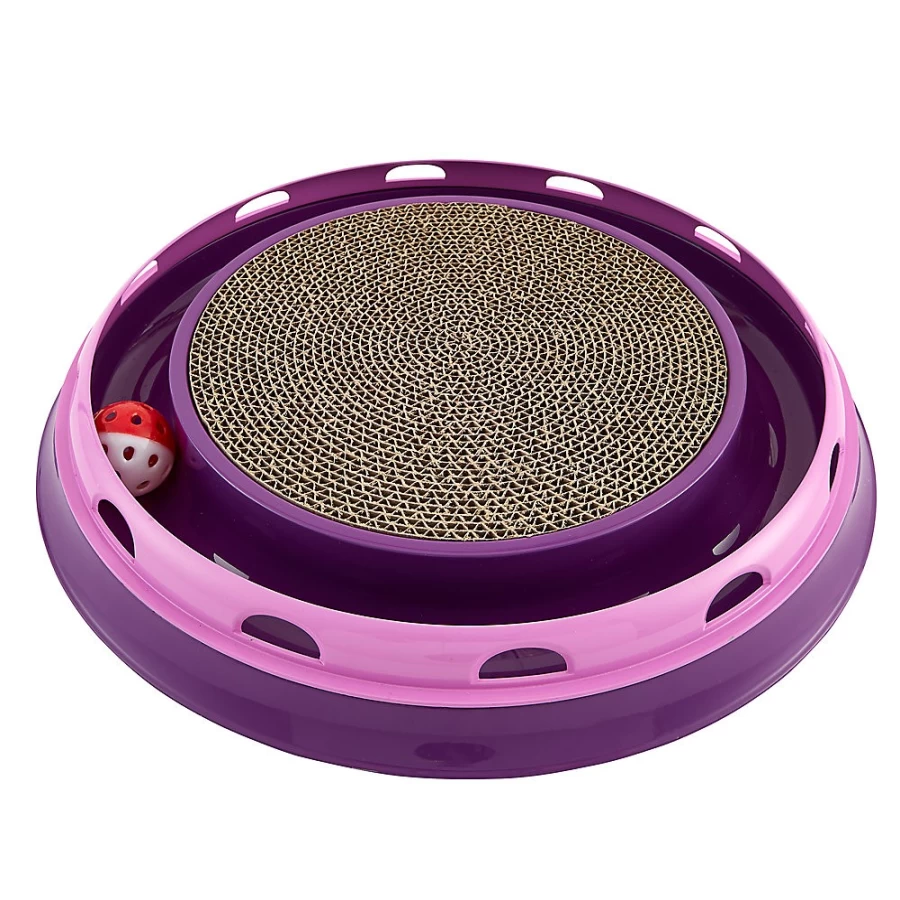 PetSmart Whisker City Interactive Ball Track Scratcher Toy for Cats