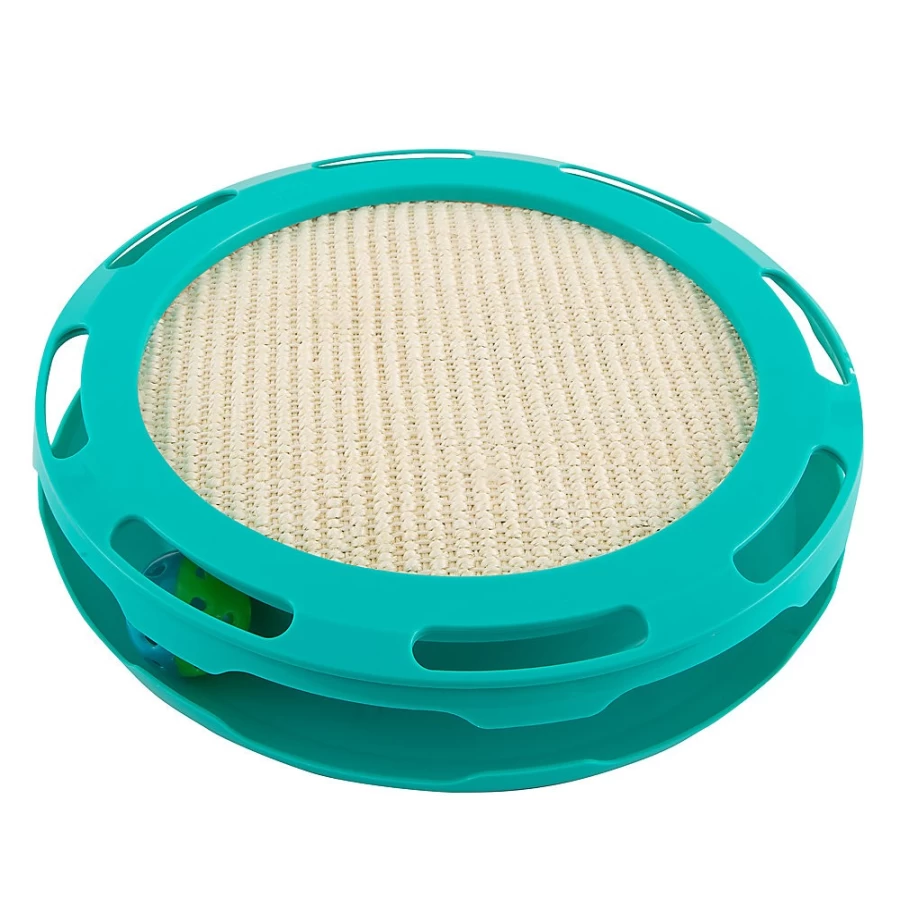 PetSmart Whisker City Light-Up Ball Track Scratcher - Interactive Cat Toy for Play & Exercise
