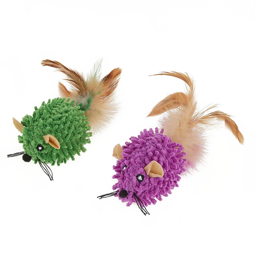 PetSmart Whisker City Interactive Cat Toys - 2 Pack Noodle Mice for Play & Exercise