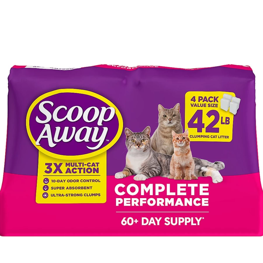 PetSmart Scoop Away Low Dust Clumping Clay Cat Litter - Complete Performance Odor Control