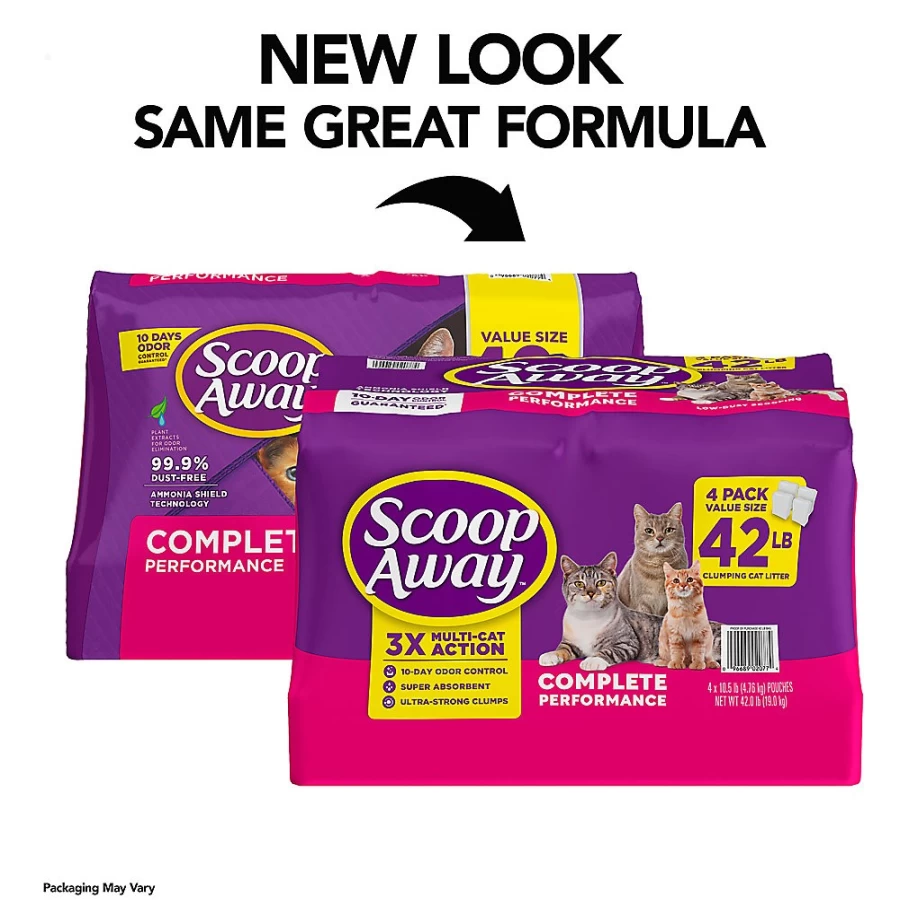 PetSmart Scoop Away Low Dust Clumping Clay Cat Litter - Complete Performance Odor Control