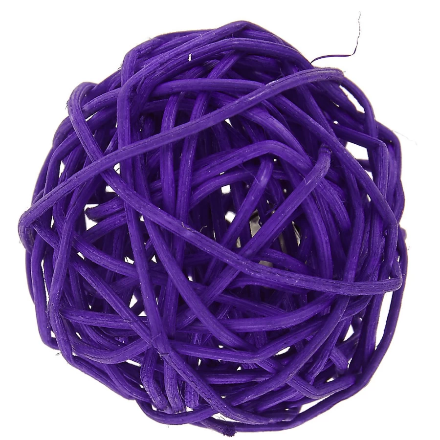 PetSmart Whisker City Color-Varying Wicker Ball Toy for Cats - Interactive Play for Indoor Cats