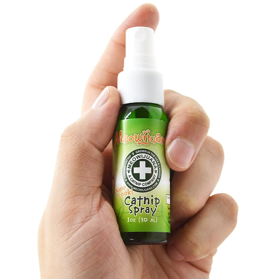 PetSmart Meowijuana Catnip Oil Spray for Cats - Natural Cat Attractant & Training Aid