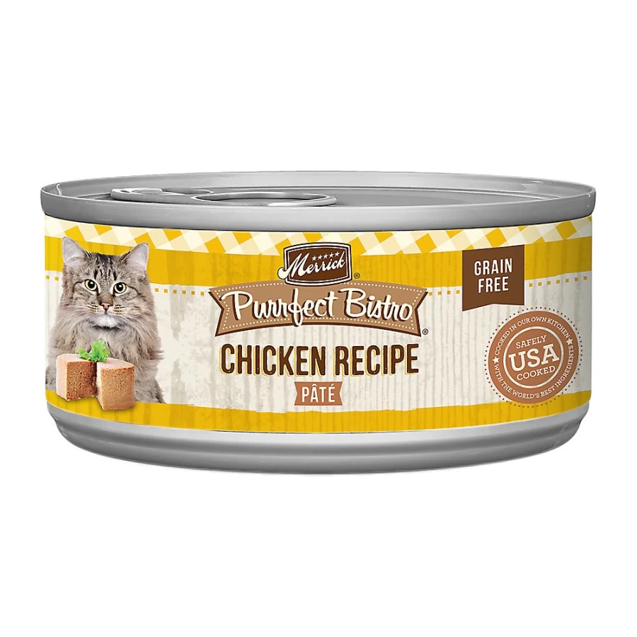 PetSmart Merrick Purrfect Bistro Grain-Free Corn-Free Wet Cat Food for Adults - 3 Oz. Cans