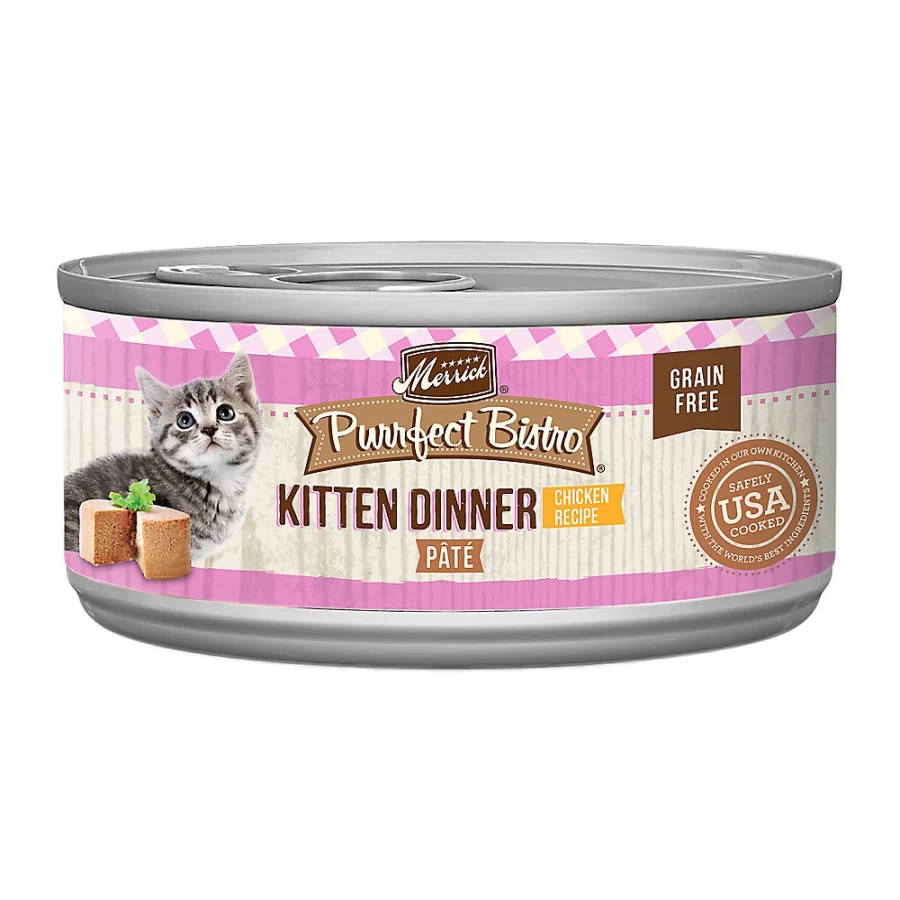 PetSmart Merrick Purrfect Bistro Grain-Free Corn-Free Adult Wet Cat Food, 3 Oz. Cans