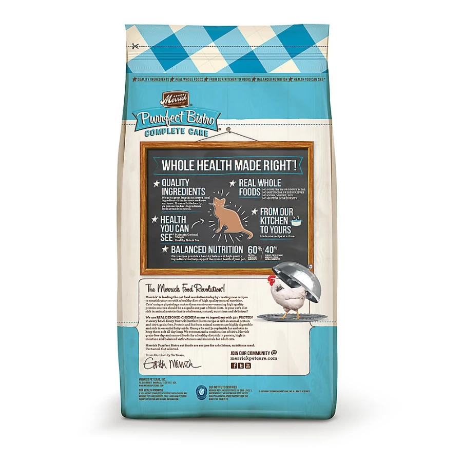 Merrick Grain Free Chicken Recipe Adult Dry Cat Food - Natural Ingredients, No Artificial Flavors | PetSmart