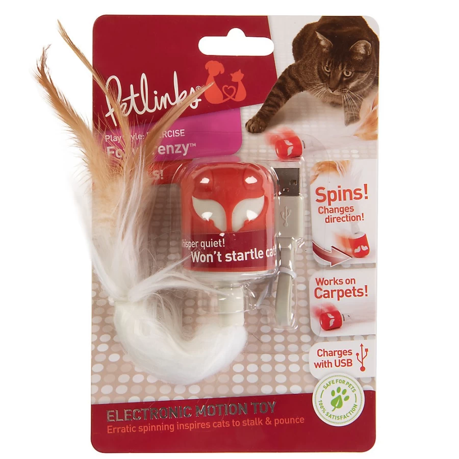 PetSmart Foxy Frenzy Interactive Cat Toy for Playful Kittens - Fun & Engaging Pet Links Toy