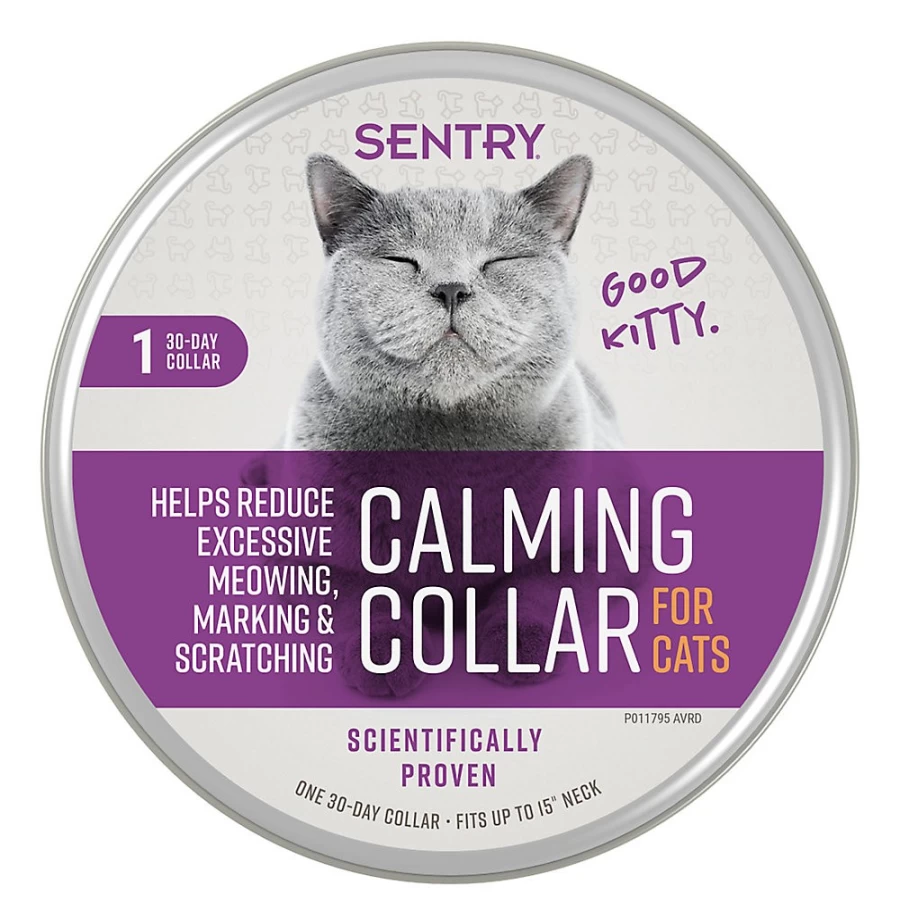 PetSmart SENTRY Calming Collar for Cats – Soothing Pheromone Collar to Reduce Stress & Anxiety
