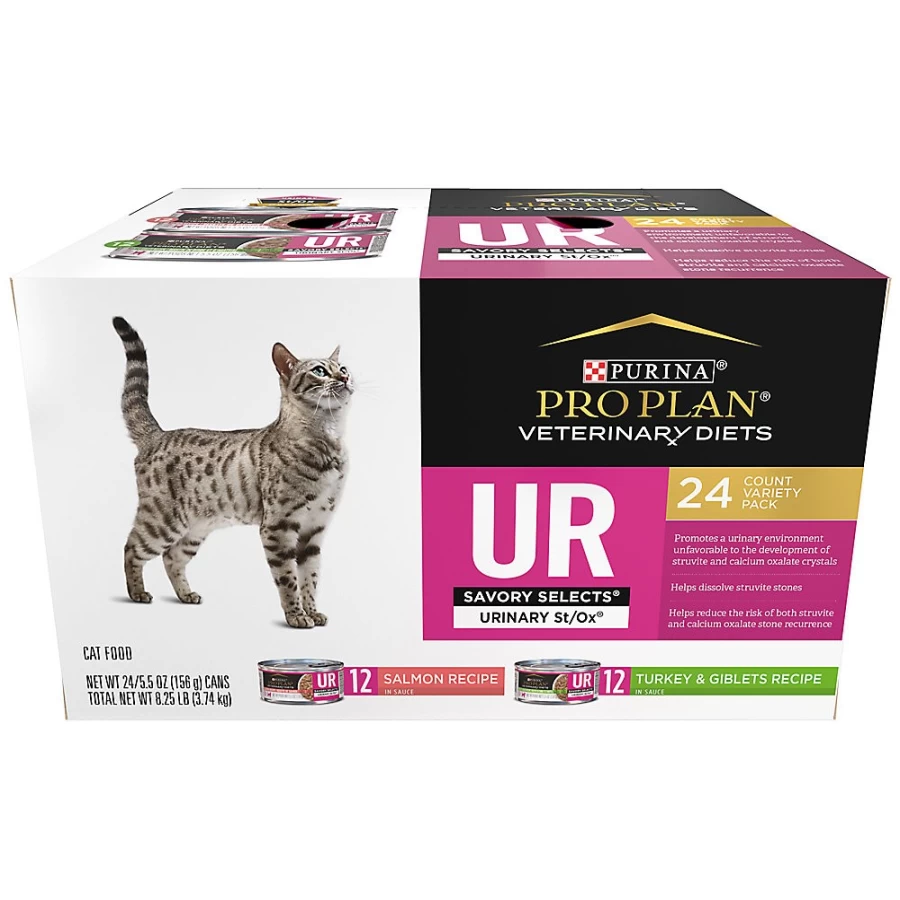 Purina Pro Plan Veterinary Diet Urinary Tract Wet Cat Food Variety Pack - Urinary ST/Ox Formula by PetSmart
