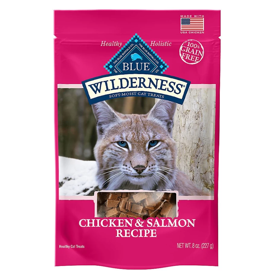 PetSmart Blue Buffalo Wilderness Grain-Free Cat Treats with Chicken & Salmon for All Life Stages