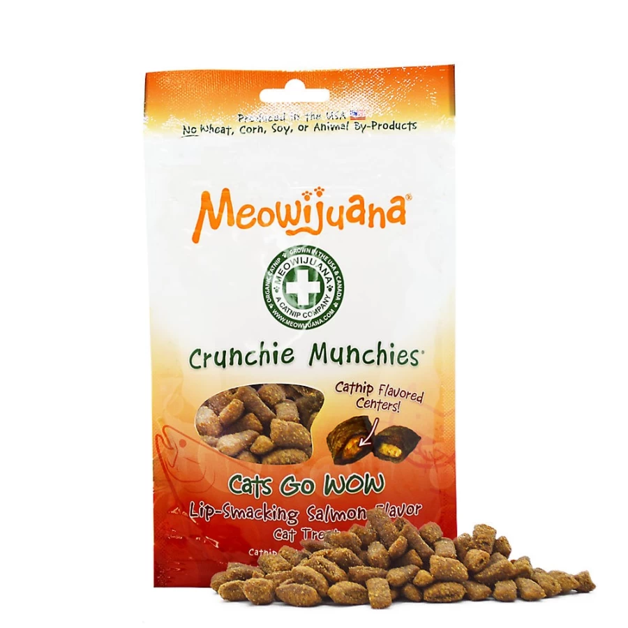 "PetSmart Meowijuana Crunchie Munchie Natural Cat Treats for Cats – Irresistible Crunchy Snacks"