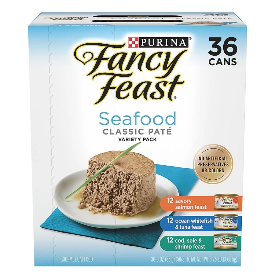 PetSmart Fancy Feast Grain-Free Wet Cat Food for All Life Stages - 8 lb. Pack