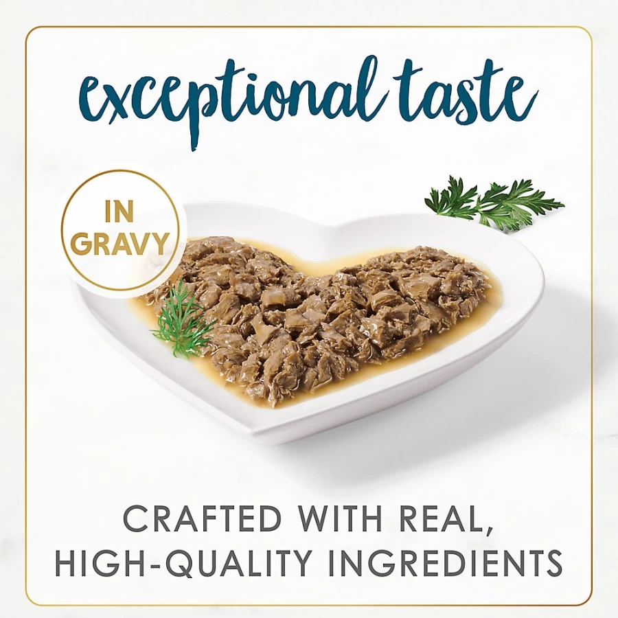 PetSmart Fancy Feast Gourmet Naturals Adult Wet Cat Food - 3.33 oz, Natural Ingredients, No Artificial Flavors, Grain-Free Pate