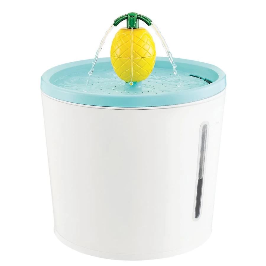 PetSmart Whisker City Pineapple Cat Water Fountain for Fresh Drinking Water