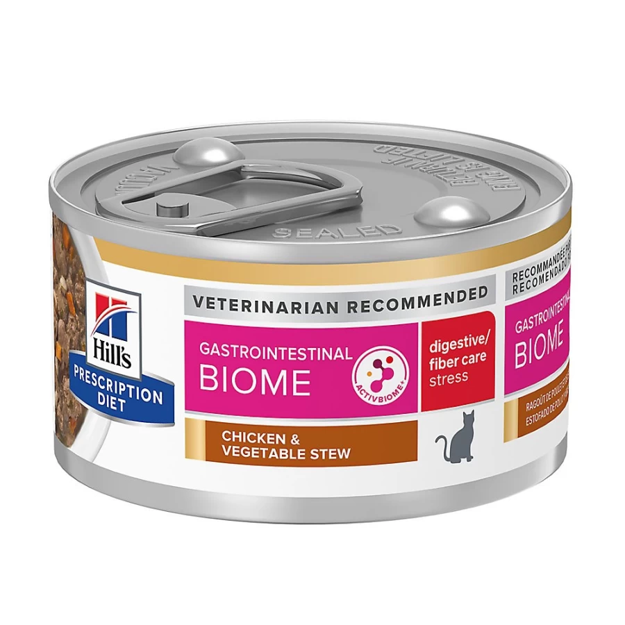 Hill's Prescription Diet Gastrointestinal Biome Digestive FiberCare Cat Food - Chicken & Vegetable Flavor | Supports Digestive Health | Available at PetSmart