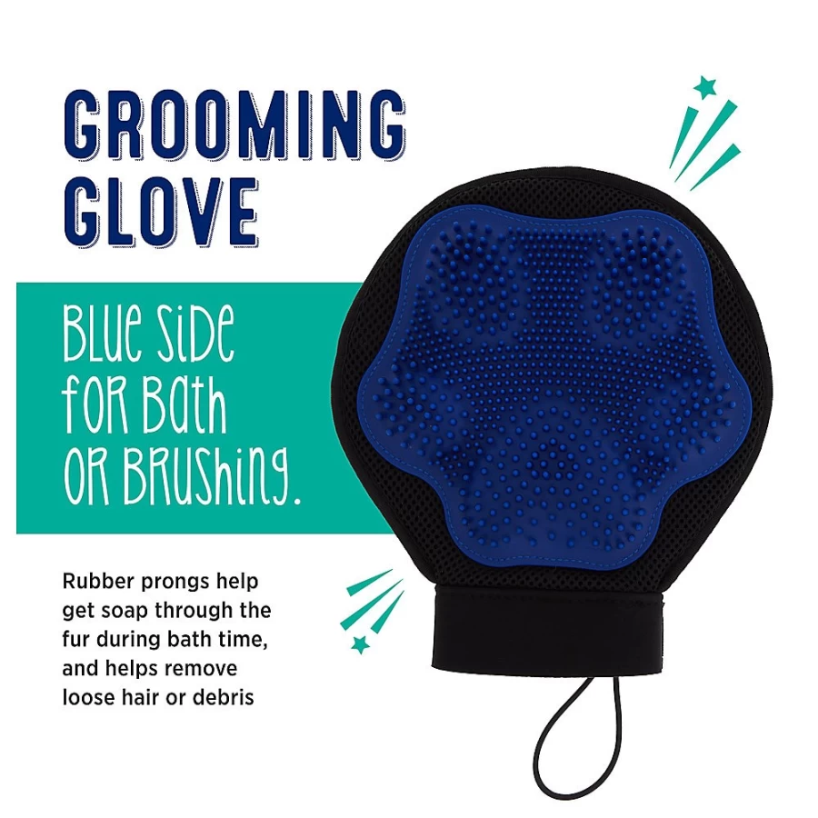 PetSmart Whisker City Cat Grooming Glove - Soft Brushing & Deshedding Glove for Cats & Kittens