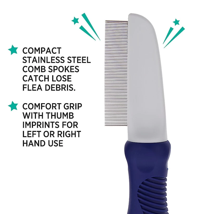 PetSmart Whisker City Flea Comb for Cats - Effective Flea Removal & Grooming Tool