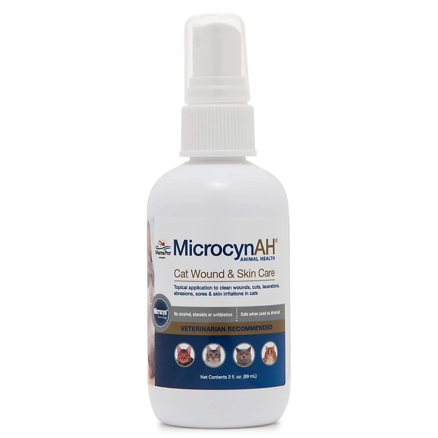 PetSmart MicrocynAH Wound & Skin Care for Cats – Gentle Healing Solution