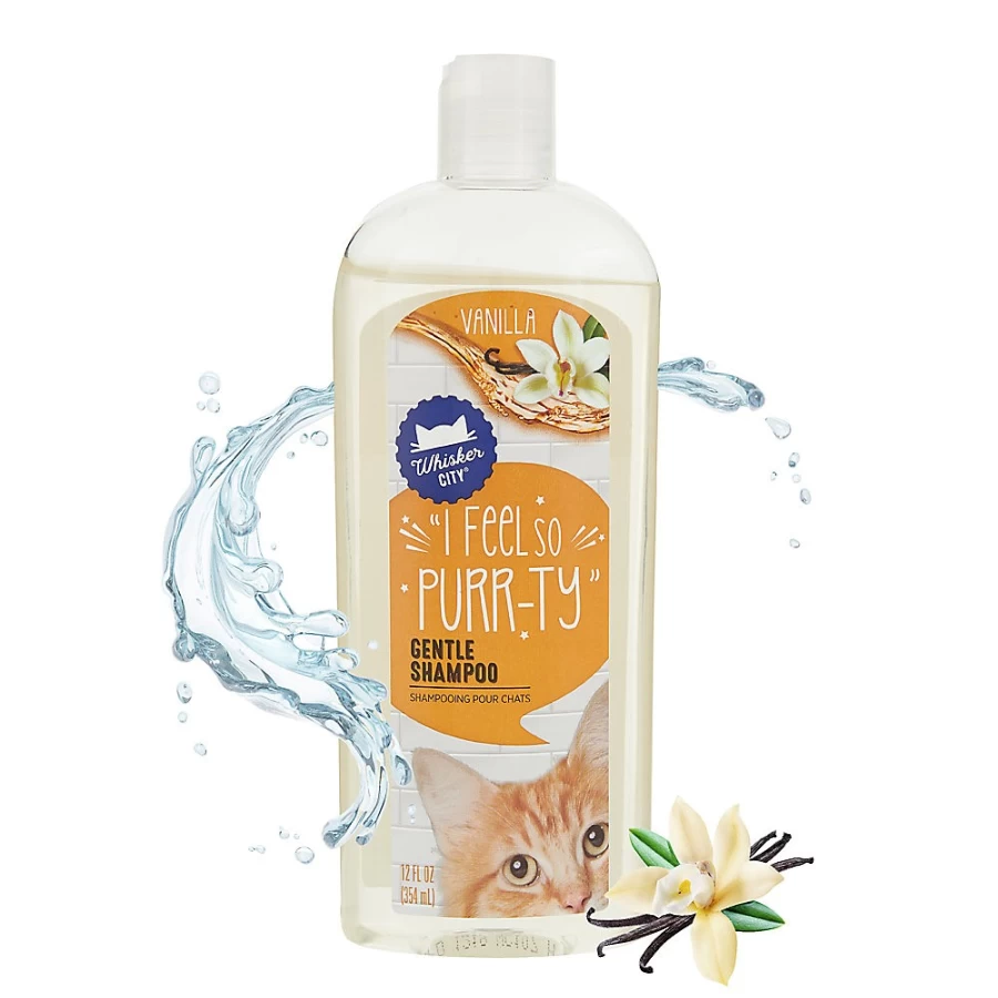 PetSmart Whisker City Vanilla Scented Gentle Cat Shampoo for Sensitive Skin