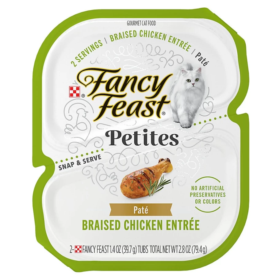 PetSmart Fancy Feast Petites Wet Cat Food Topper for All Life Stages - 3.19 oz. Can